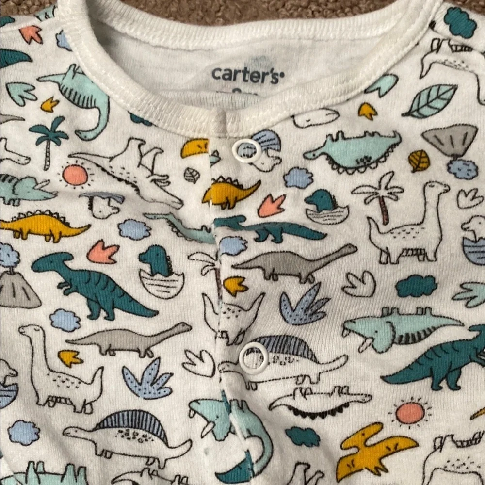 Two Colorful Animal Print Baby 9 Month One Pieces